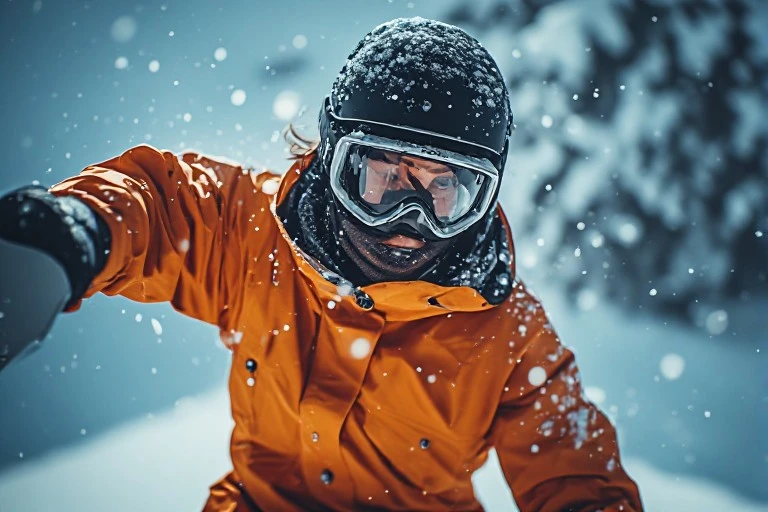 Premium Snowboarding Captions