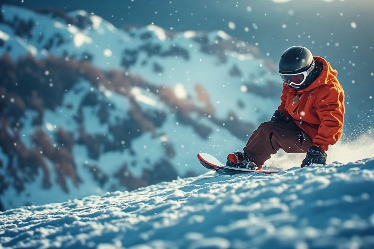 Premium Snowboarding Captions