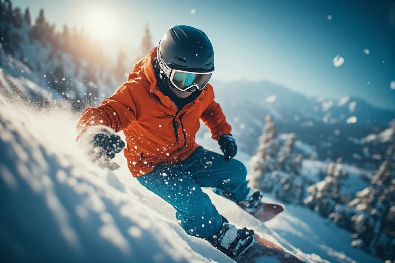 Premium Snowboarding Captions