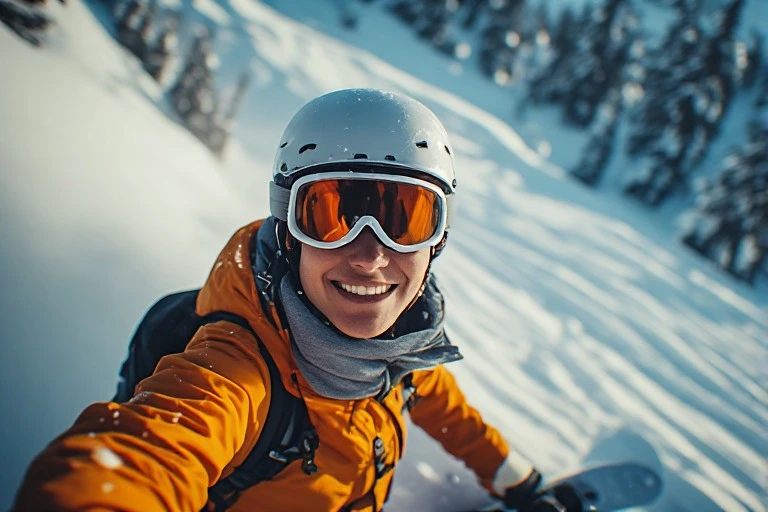 Premium Snowboarding Captions