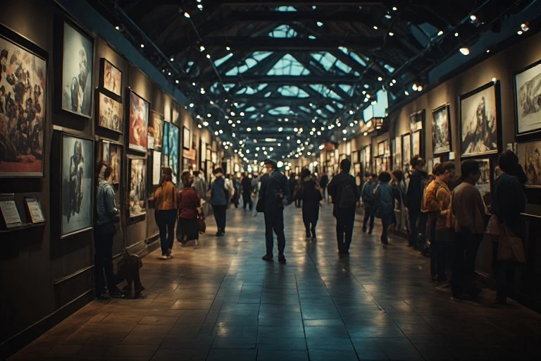 Viral Exhibition Instagram Captions