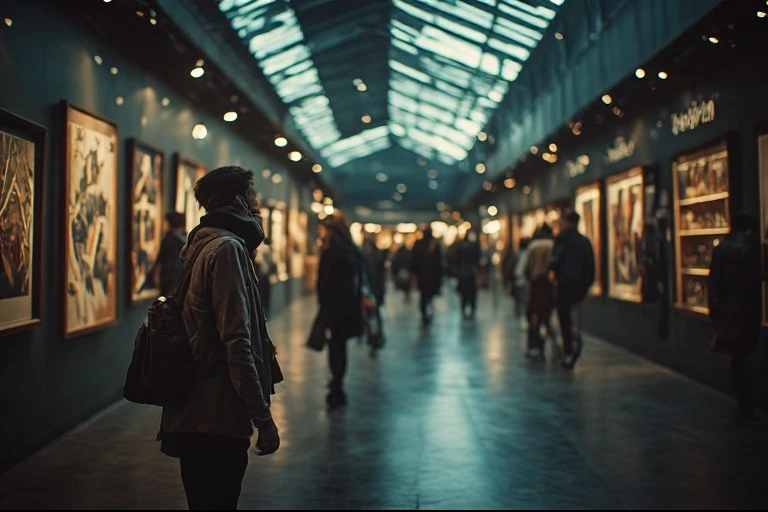 Viral Exhibition Instagram Captions