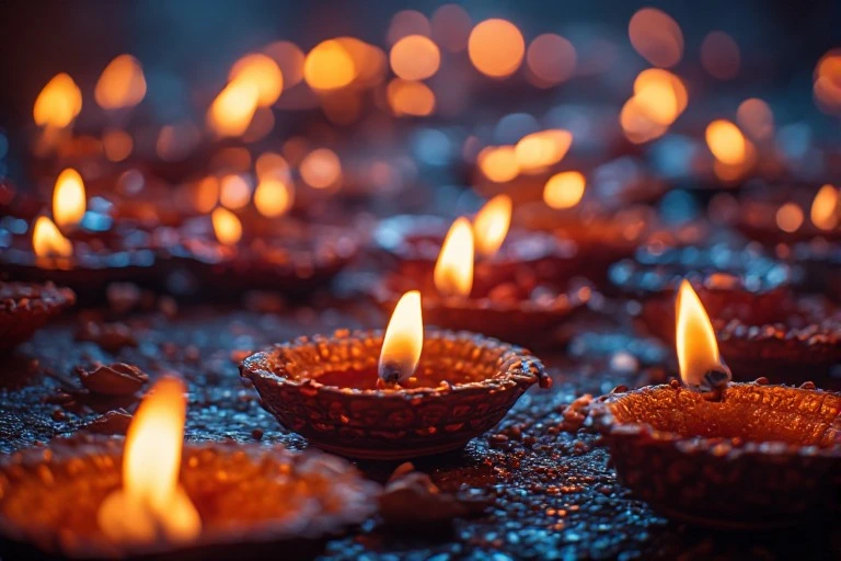 Humor & Quirky Diwali Instagram Captions