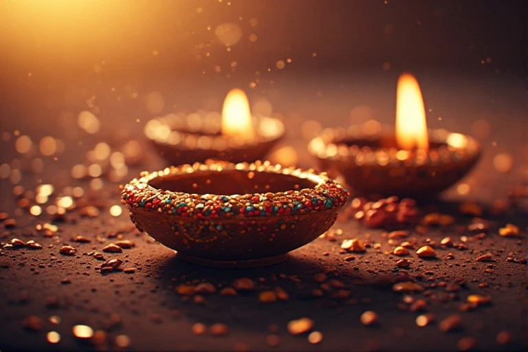 Pet and Kids Diwali Instagram Captions