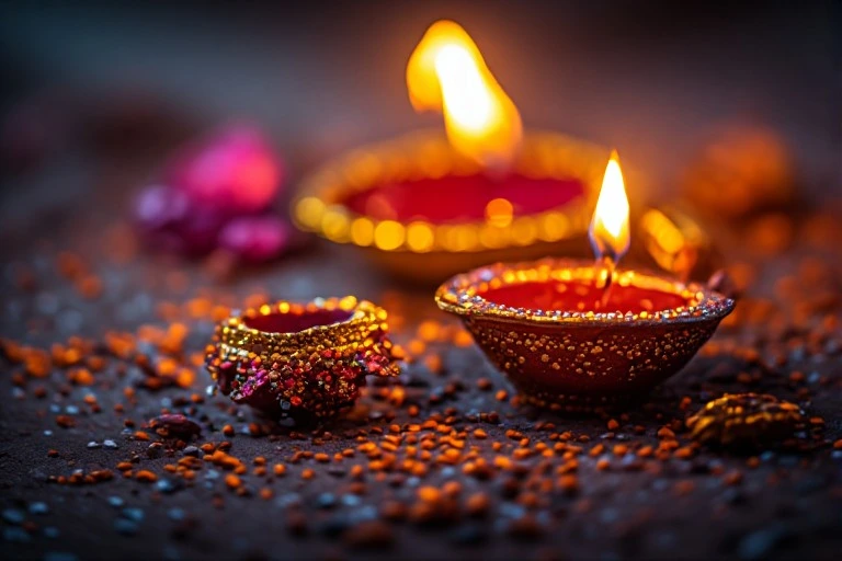 Reflective Mood Diwali Instagram Captions