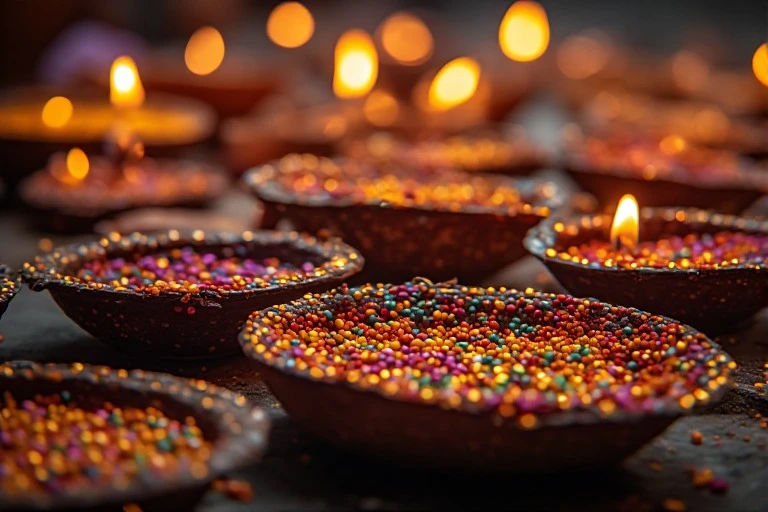 Humor & Quirky Diwali Instagram Captions