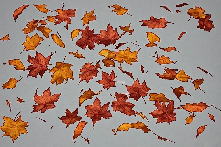 November leaves falling Instagram Captions
