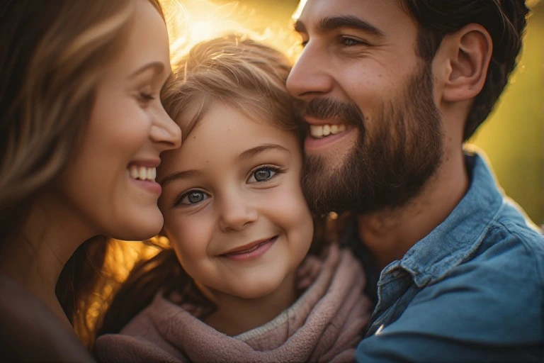 short family captions
